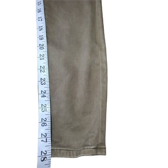 Loft Pants Women Sz‎ 26 / 2 Khaki Green Straight Leg Workwear - Picture 4 of 6